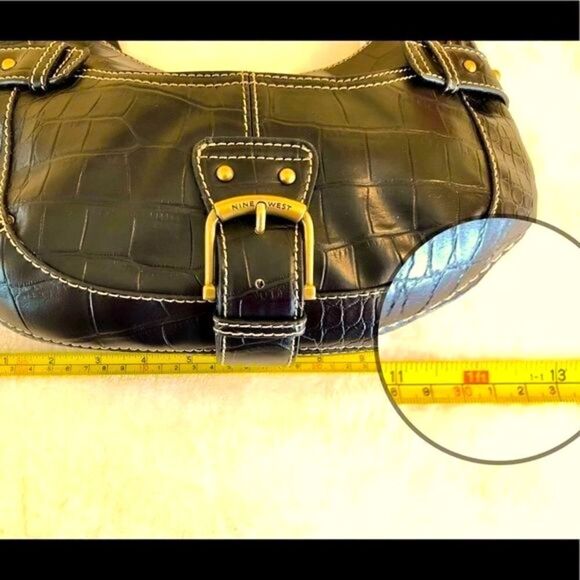 Nine West Black Hobo Bag with Sleek Design - Picture 8 of 16